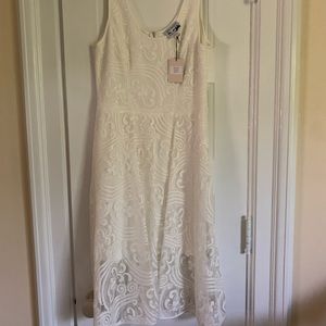 NWT Yoana Baraschi Ivory sleeveless dress- size 12